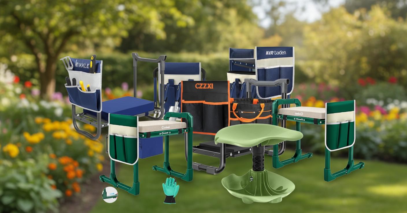 Best Rocking Garden Kneeler Seat - Comfortable Support, Durable Build, Ergonomic Design