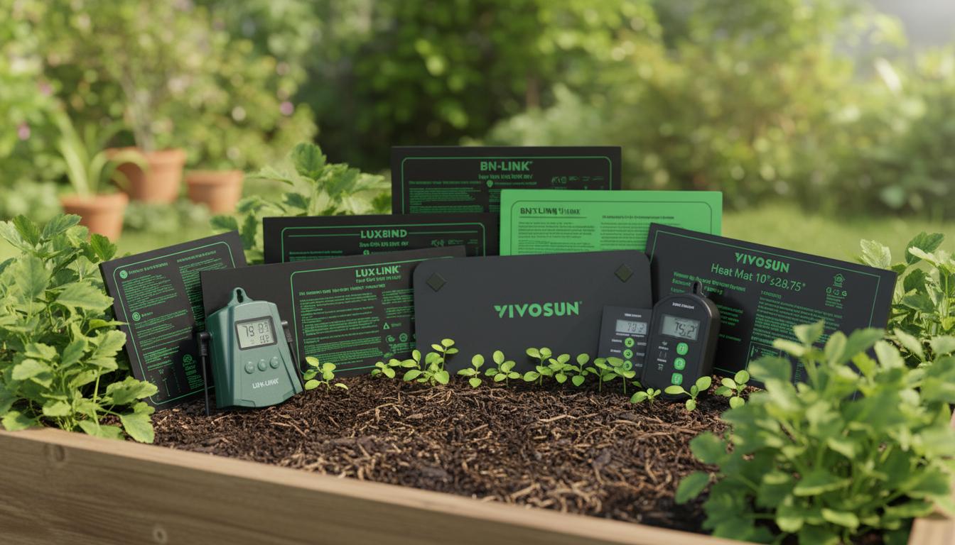 Best Seedling Heat Mats with Thermostat Control - Precise Temperature Regulation, Energy Efficiency, and Enhanced Seed Germination