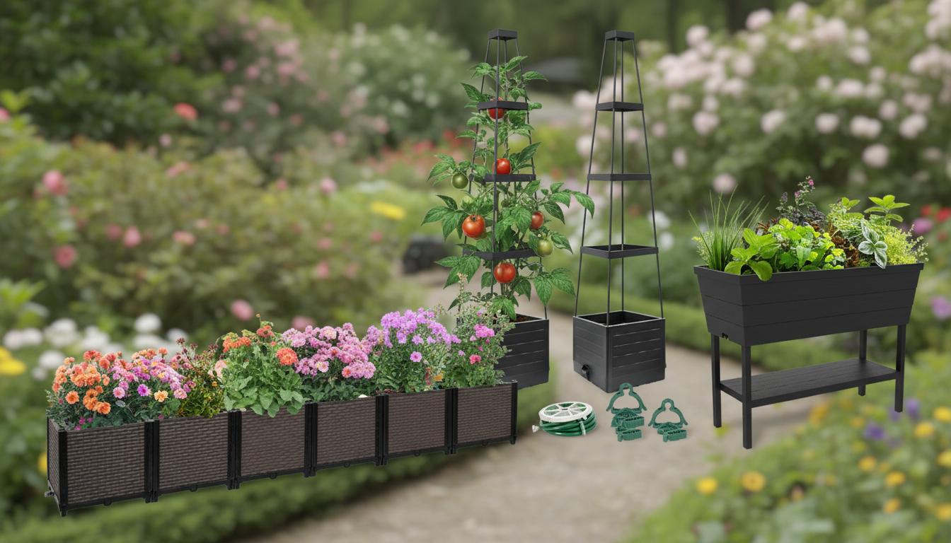 Best Self-Watering Planter Boxes - Easy Watering, Superior Drainage, Elevated Garden Beds