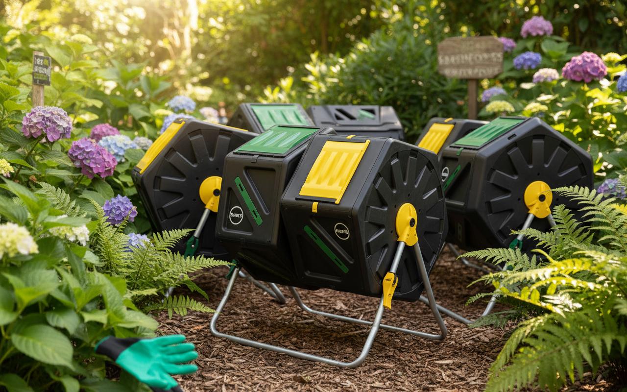 Best Smart Compost Tumbler - Fast Composting, High Capacity, Easy to Use