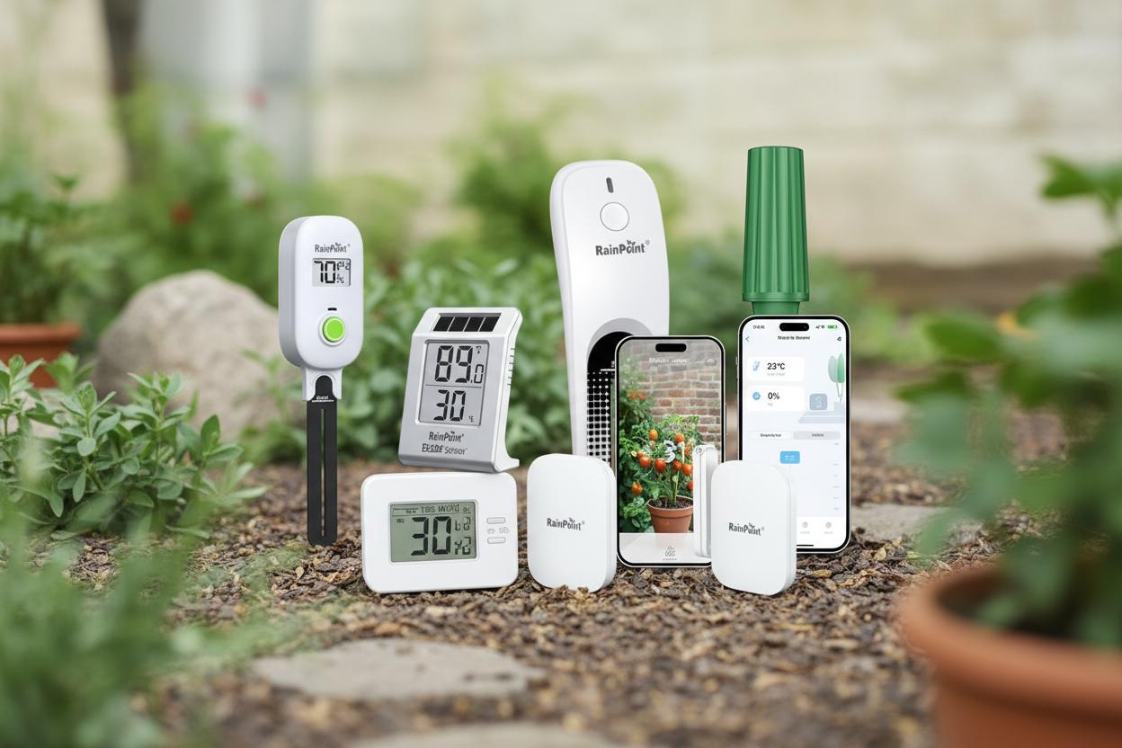Best Smart Irrigation Moisture Sensor - Real-Time Soil Monitoring, Accurate Climate Data, Effortless Water Management