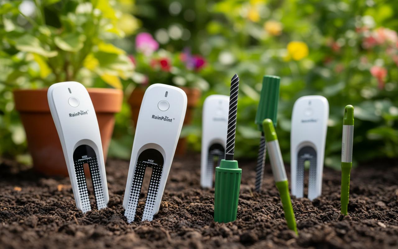 Best Smart Plant Moisture Sensor - Real-Time Soil Monitoring, Wireless Alerts, and Indoor Gardening Optimization