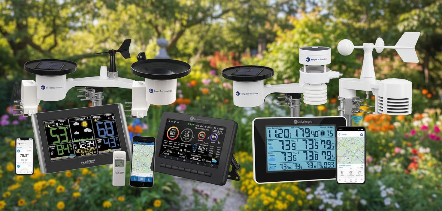 Best Smart Weather Sensor Station - Real-Time Remote Monitoring, Instant Alerts, and Accurate Data