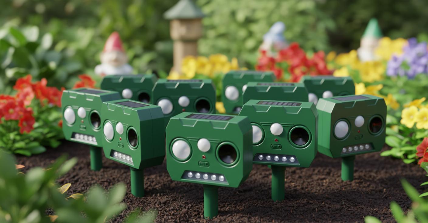 Best Solar Garden Animal Repellents - Effective Pest Control, Solar-Powered Ultrasonic Technology, Eco-Friendly Protection