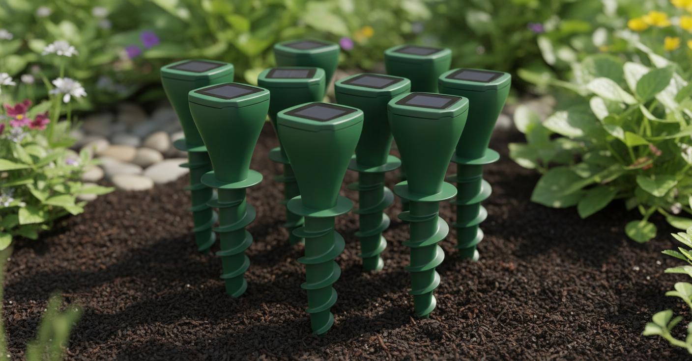 Best Solar Mole Repeller - Eco-Friendly, Waterproof, Long-Lasting Pest Control for Outdoor Lawns and Gardens