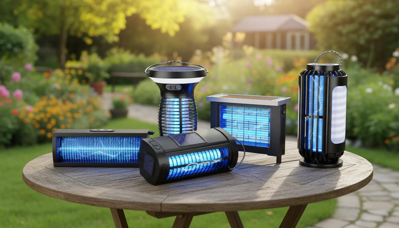 Best Solar-Powered Bug Zappers - Efficient Mosquito Control, Eco-Friendly Energy, Durable Outdoor Use