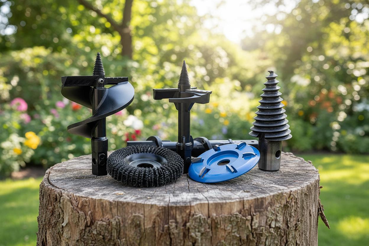 Best Stump Grinding Auger Attachments - Efficient Removal, Durable Design, Easy Operation