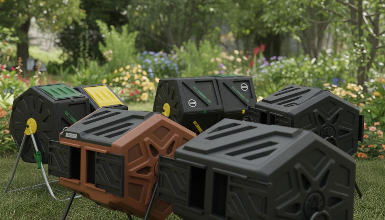 Best Urban Compost Tumbler - Fast Composting, Easy to Use, High Capacity