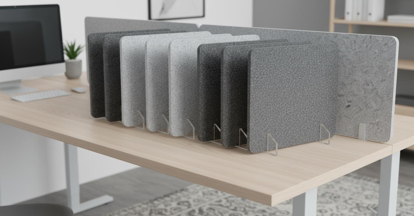Best Acoustic Desk Divider Panels - Versatile Noise Reduction, Enhanced Privacy, and Easy Installation