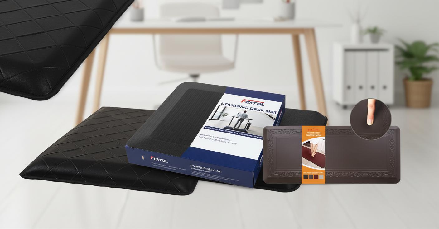 Best Anti-Fatigue Desk Mat - Comfort Support, Durable Material, Enhanced Ergonomics