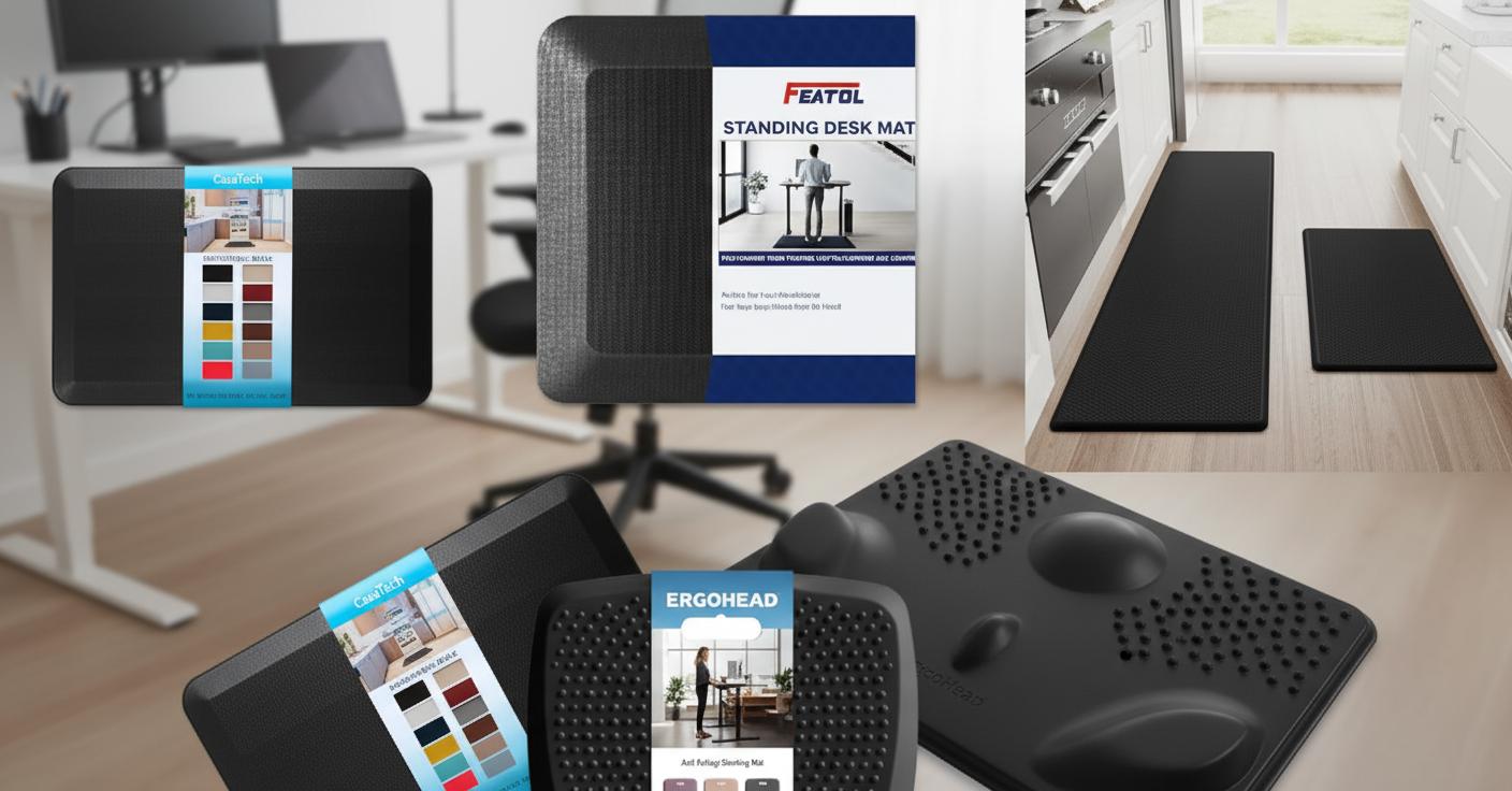 Best Anti-Fatigue Mat for Standing Desks - All-Day Comfort, Ergonomic Support, and Durable Design