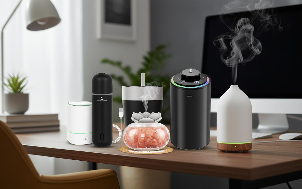 Best Aromatherapy Diffuser for Desktop - Compact Design, Adjustable Settings, Auto On/Off Function