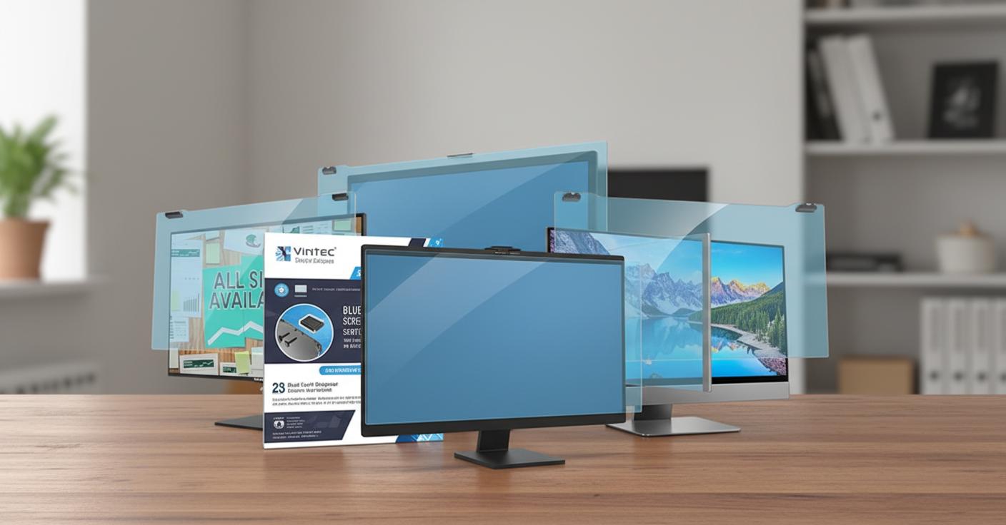 Best Blue Light Blocking Screen - Reduces Eye Strain, Enhances Visual Comfort, Protects Eye Health