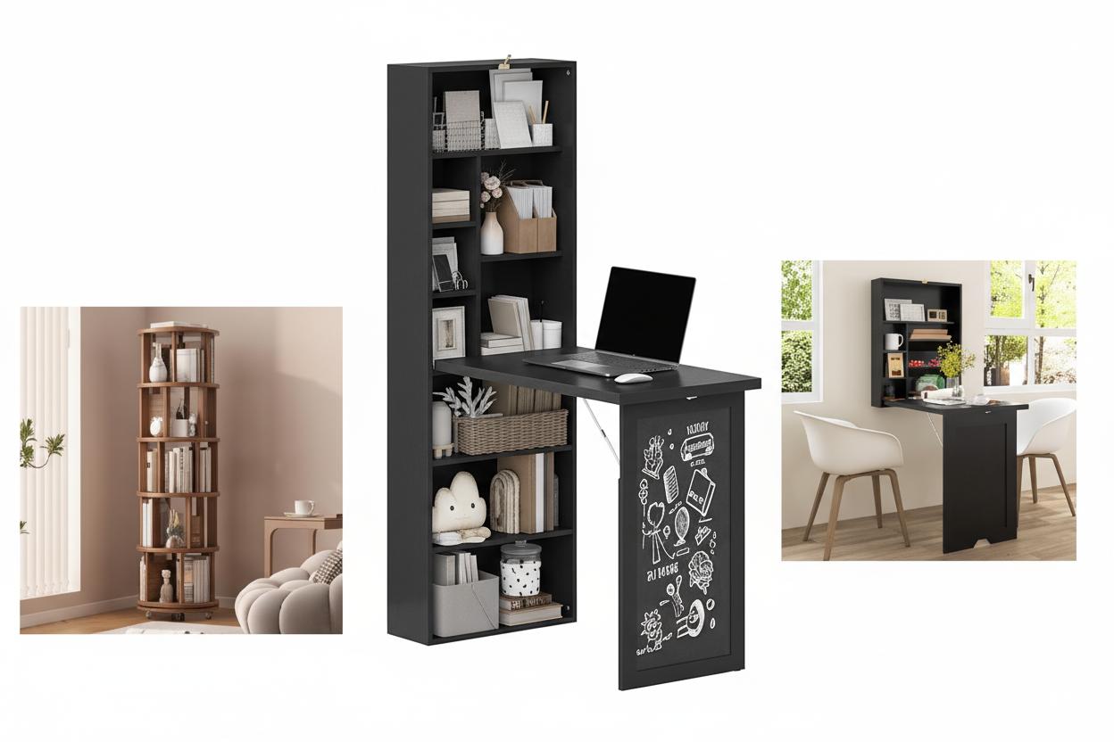 Best Convertible Bookshelf Desk - Stylish Design, Space-Saving Storage, Organized Workspace Solution