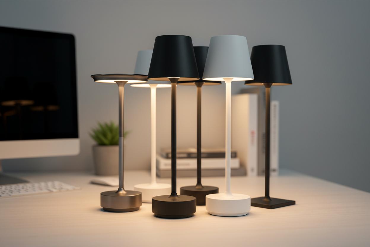 Best Cordless LED Desk Lamp - Versatile Wireless Lighting, Adjustable Brightness, and Energy Efficient