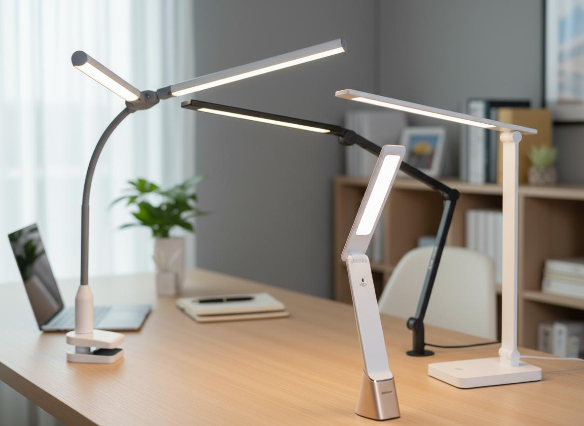 Best Desk-Mounted Task Lamp with Daylight Simulation - Versatile Lighting, Adjustable Settings, Bright Illumination