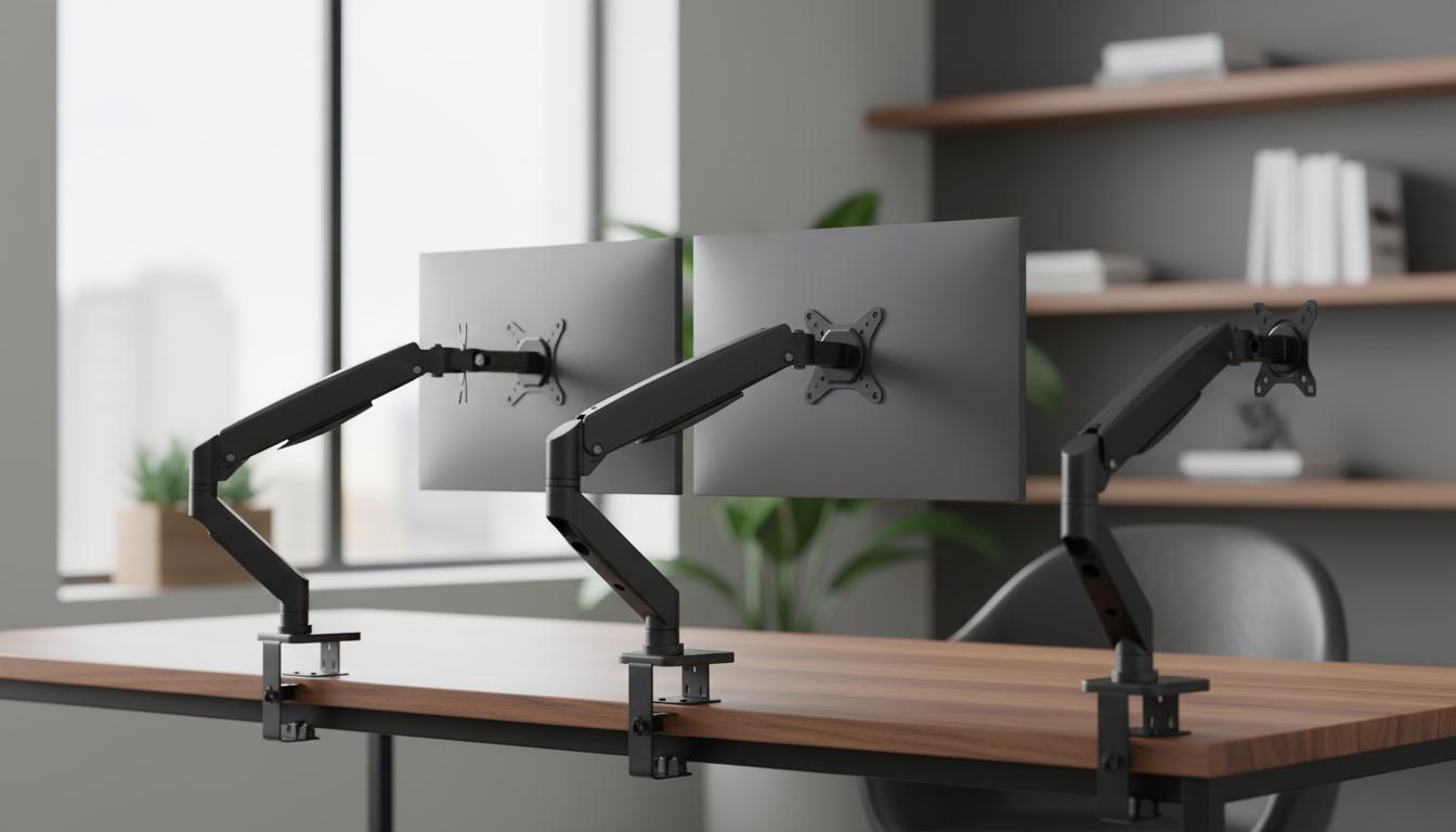 Best Dual Monitor Arm - Adjustable, Ergonomic, and Space-Saving