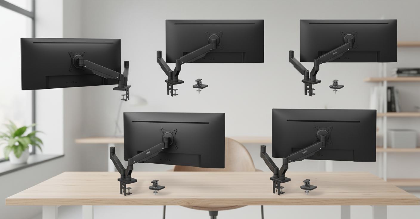 Best Dual Monitor Arm Mount - Sturdy Support, Ultrawide Compatibility, High Weight Capacity