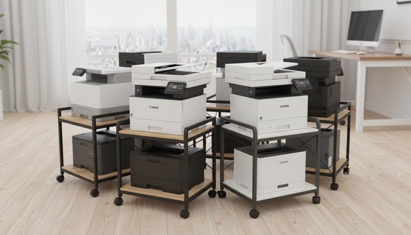 Best Dual-Purpose Printer Stand - Heavy-Duty Support, Ample Storage, Easy Mobility