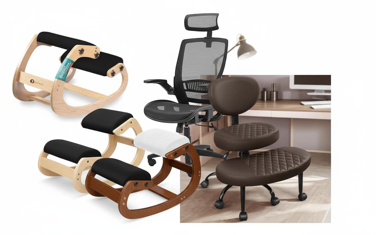 Best Ergonomic Kneeling Chair - Enhances Posture, Reduces Back Pain, Supports Long Desk Hours