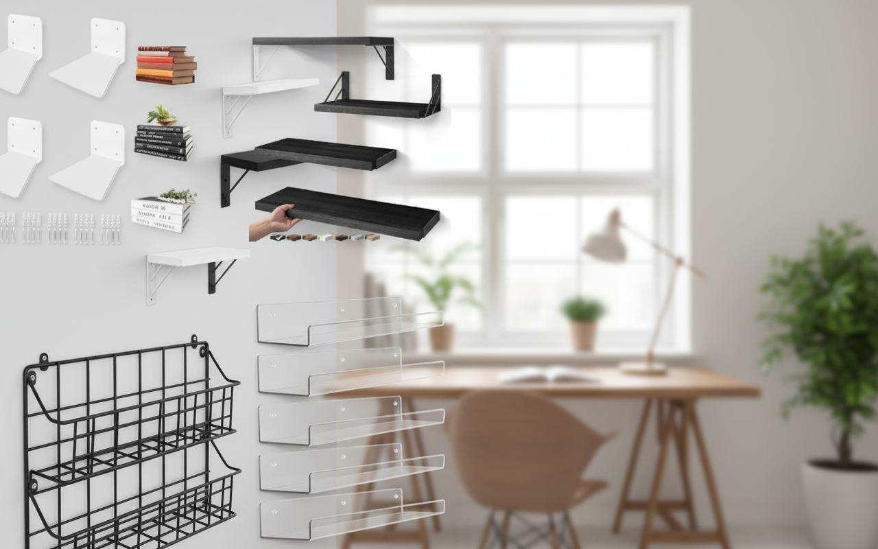 Best Floating Bookshelf - Space-Saving, Minimalist Design, Modern Elegance