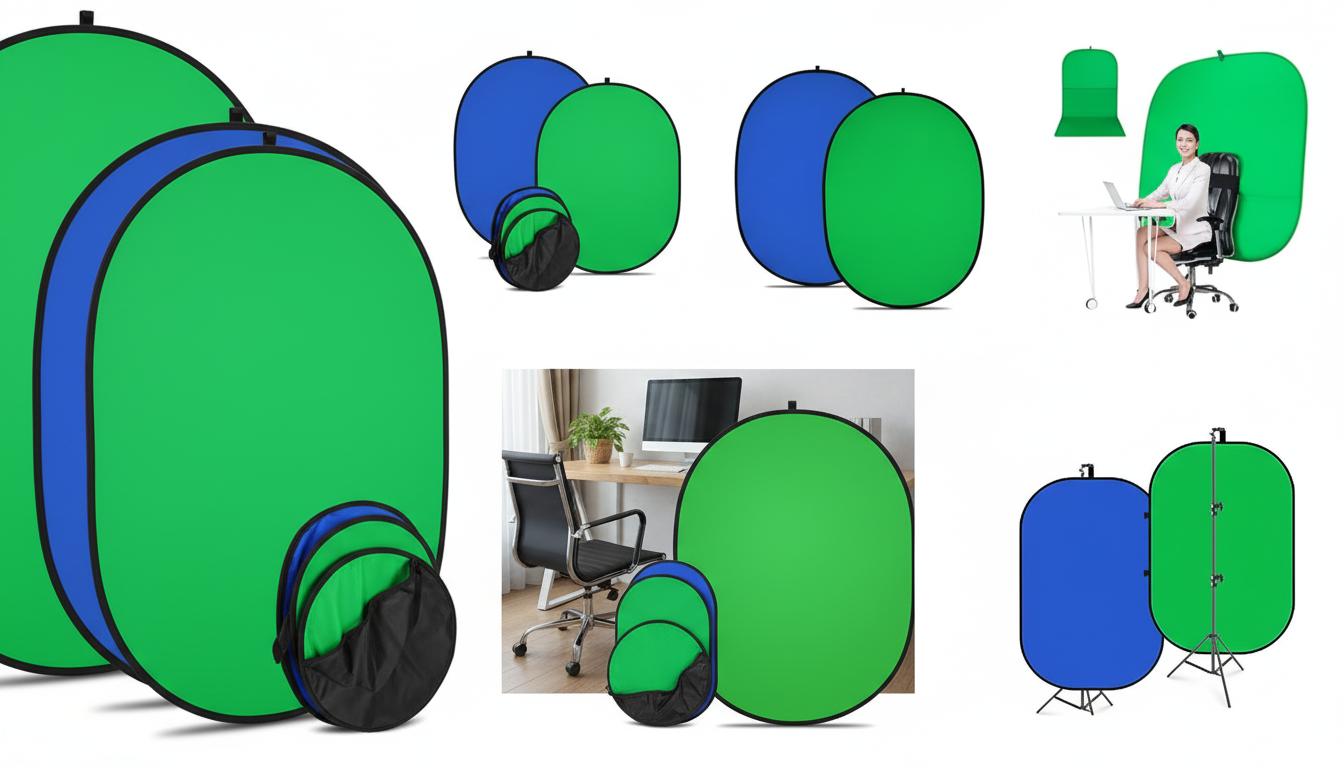 Best Foldable Green Screen - Versatile, Dual-Color Design, Easy Setup