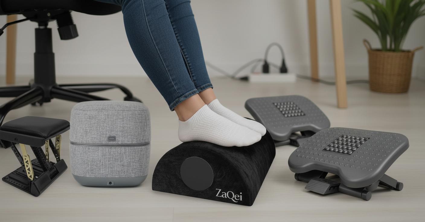 Best Footrest with Massager - Enhanced Circulation, Muscle Tension Relief, and Comfortable Support