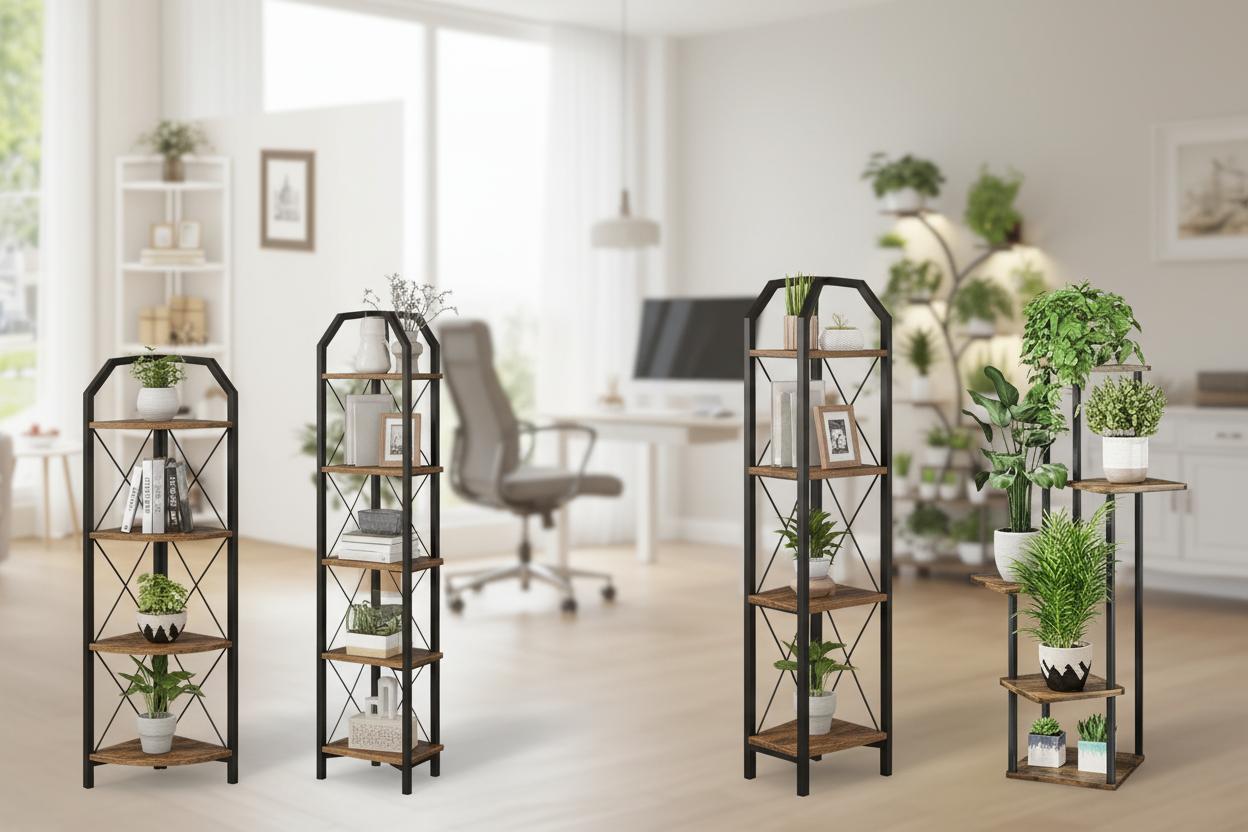Best Home Office Plant Shelf - Stylish Display, Space-Saving Design and Durable Build