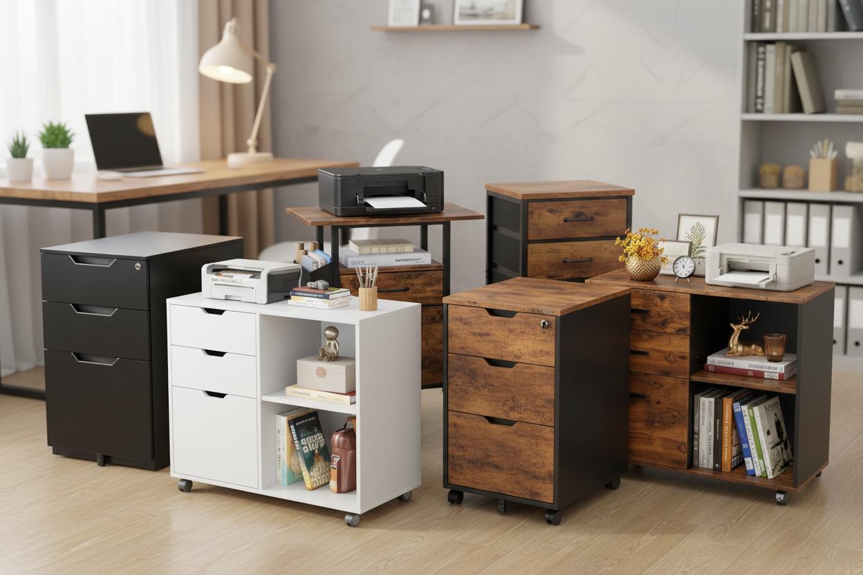 Best Mobile Filing Cabinet - Compact Design, Secure Storage, Easy Mobility