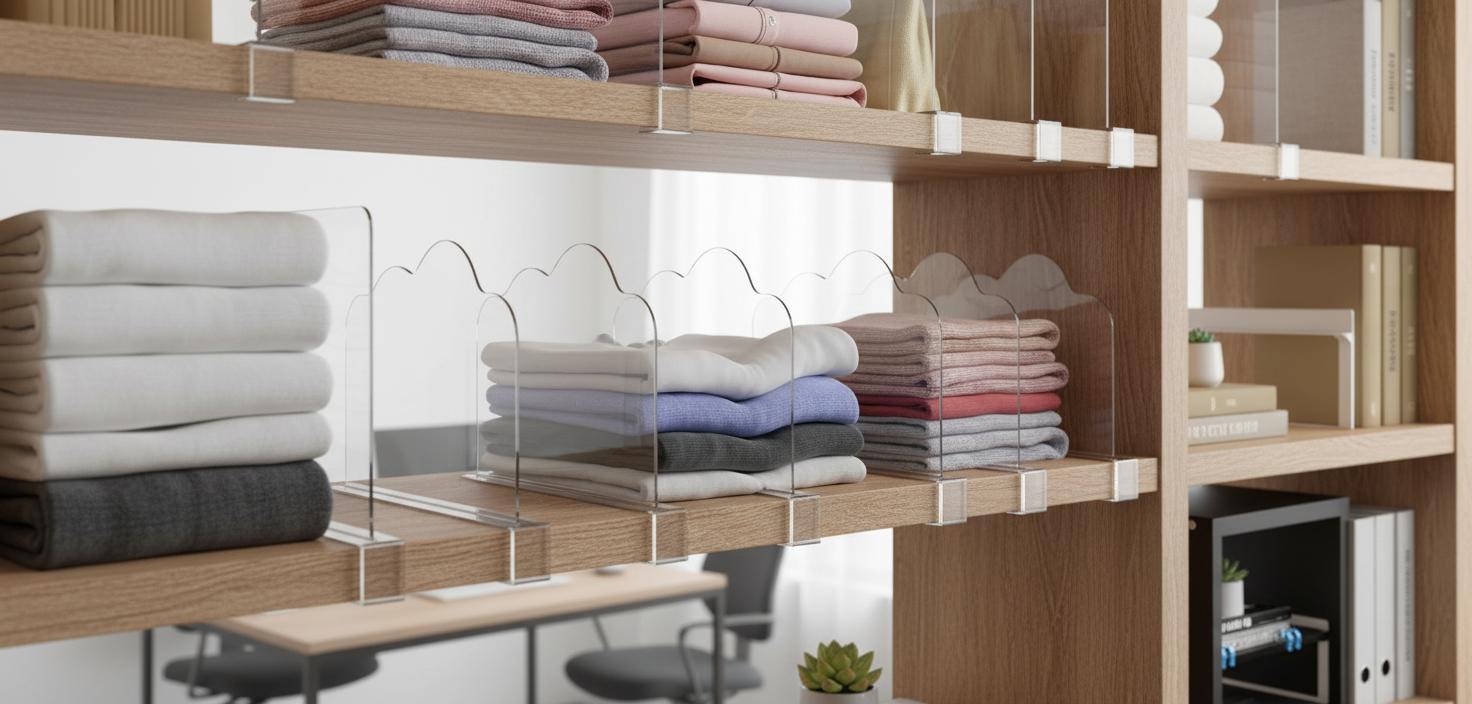 Best Modular Bookshelf Divider - Sturdy Magnetic, Easy to Install, Space-Saving Organizer