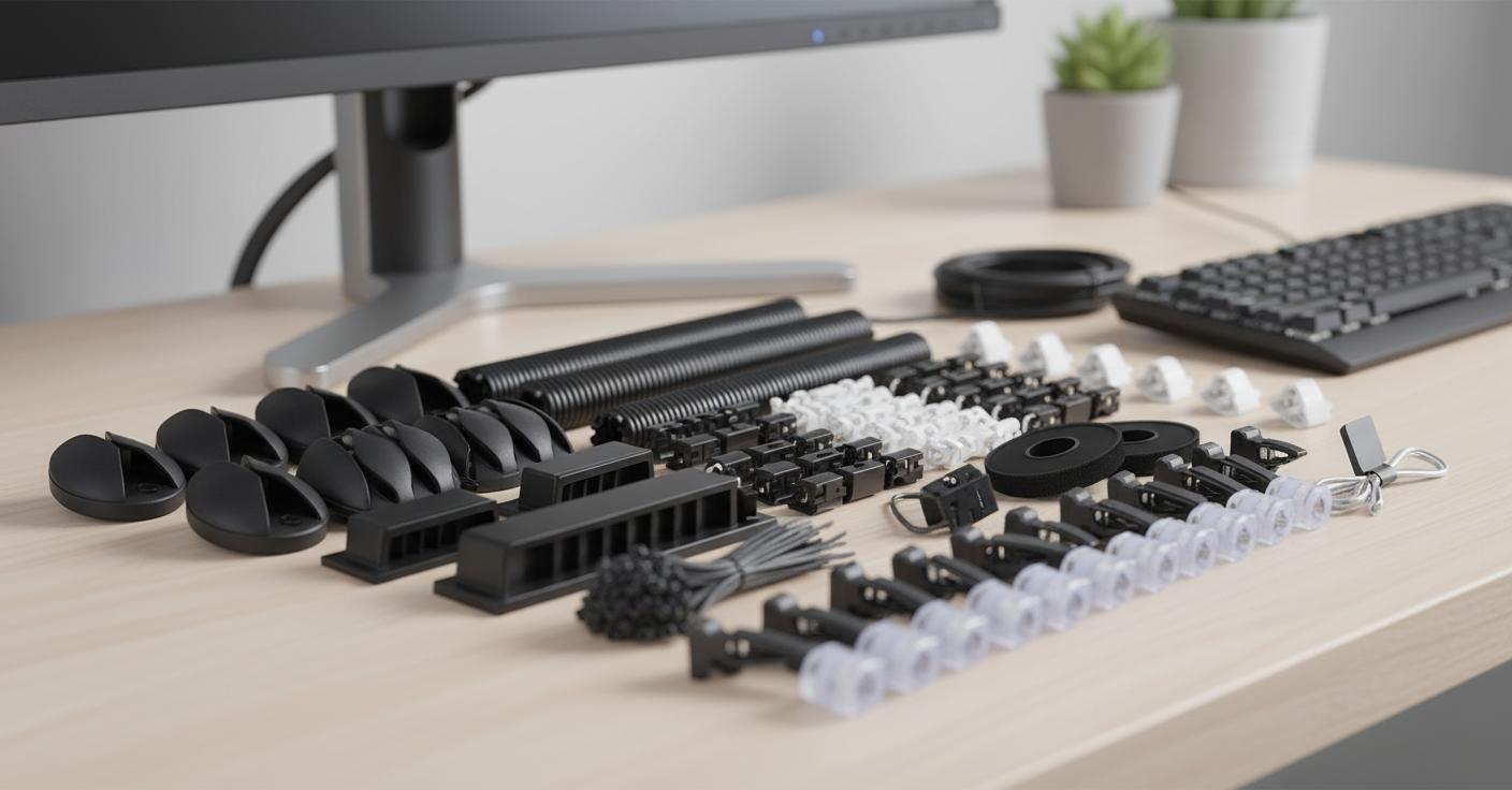 Best Modular Cable Management Kit - Wall-Mounted TV Cable Organizer, Hidden Design, Clean Aesthetic