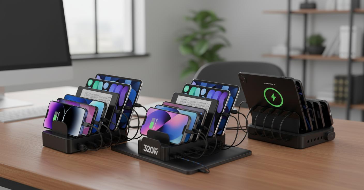 Best Multi-Device Charging Dock - Fast USB-C Ports, Simultaneous Charging, Compact Design