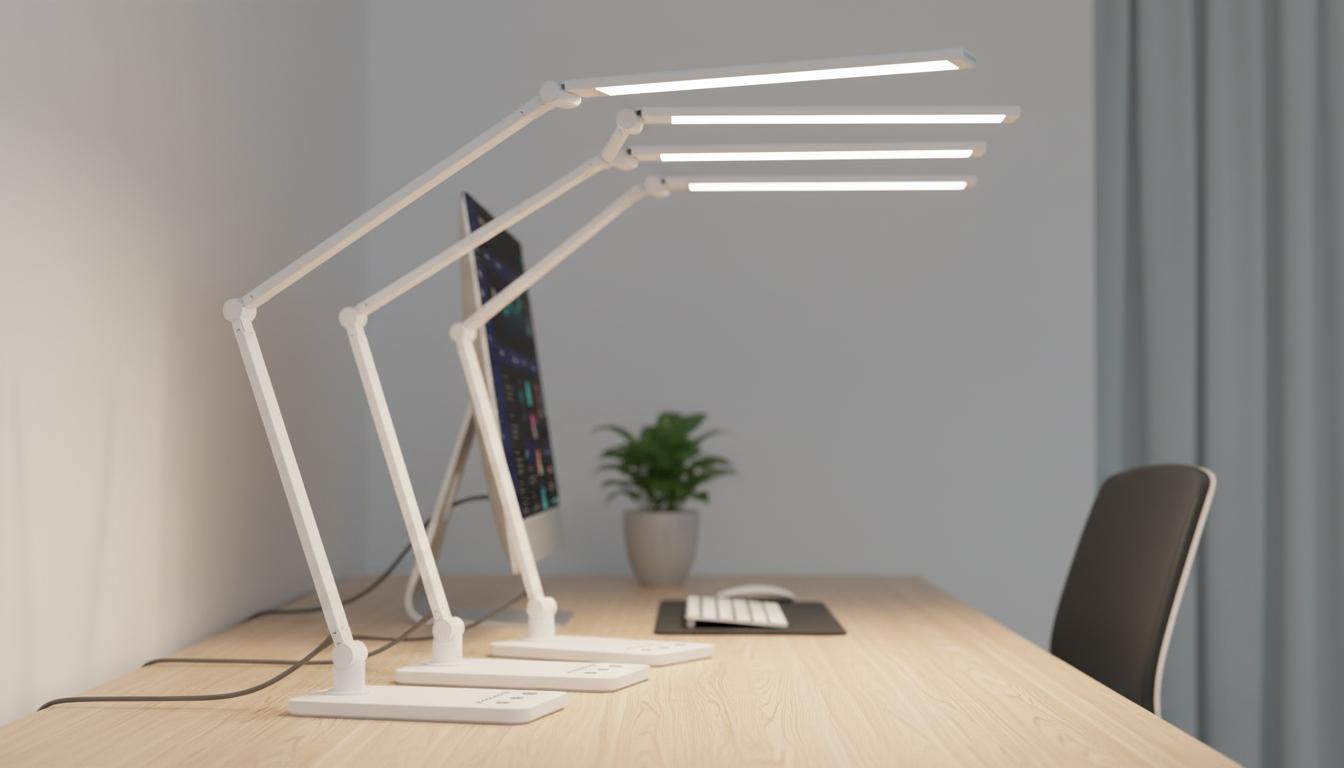 Best Natural Daylight Desk Lamp - Adjustable, Bright, Flicker-Free Lighting for Detailed Tasks