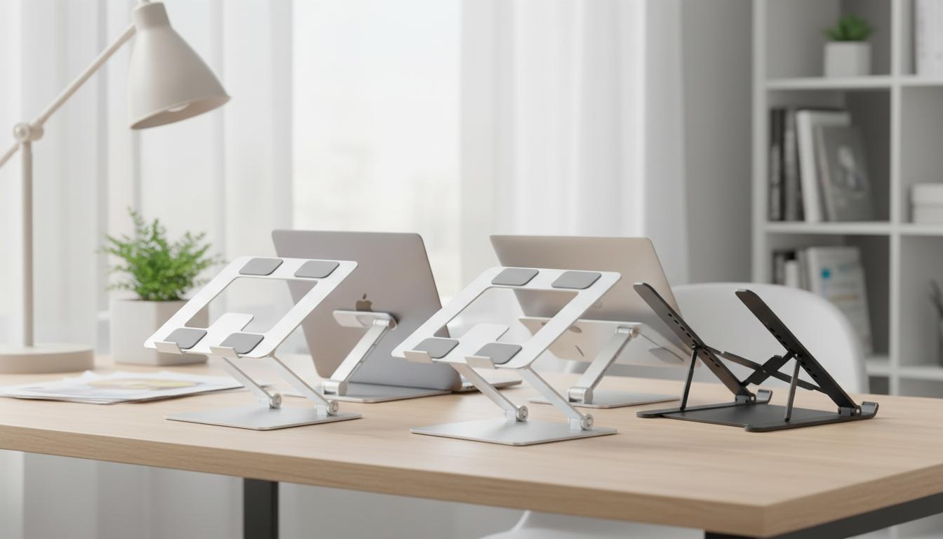 Best Portable Laptop Riser - Adjustable Height, Universal Fit, Lightweight and Foldable