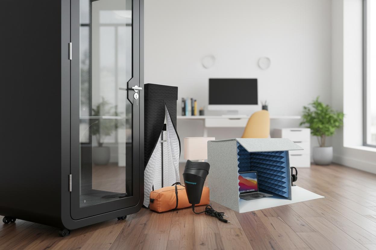 Best Privacy Sound Booth - Studio-Grade Isolation, Portable Design, Clear Audio Quality