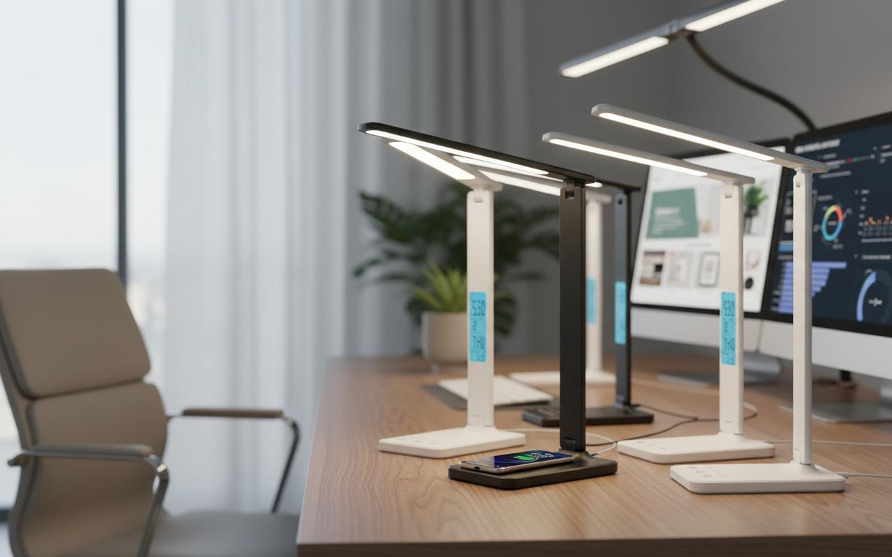 Best Smart LED Desk Lamp - Customizable Lighting, Convenient USB Charging, and Energy Efficient