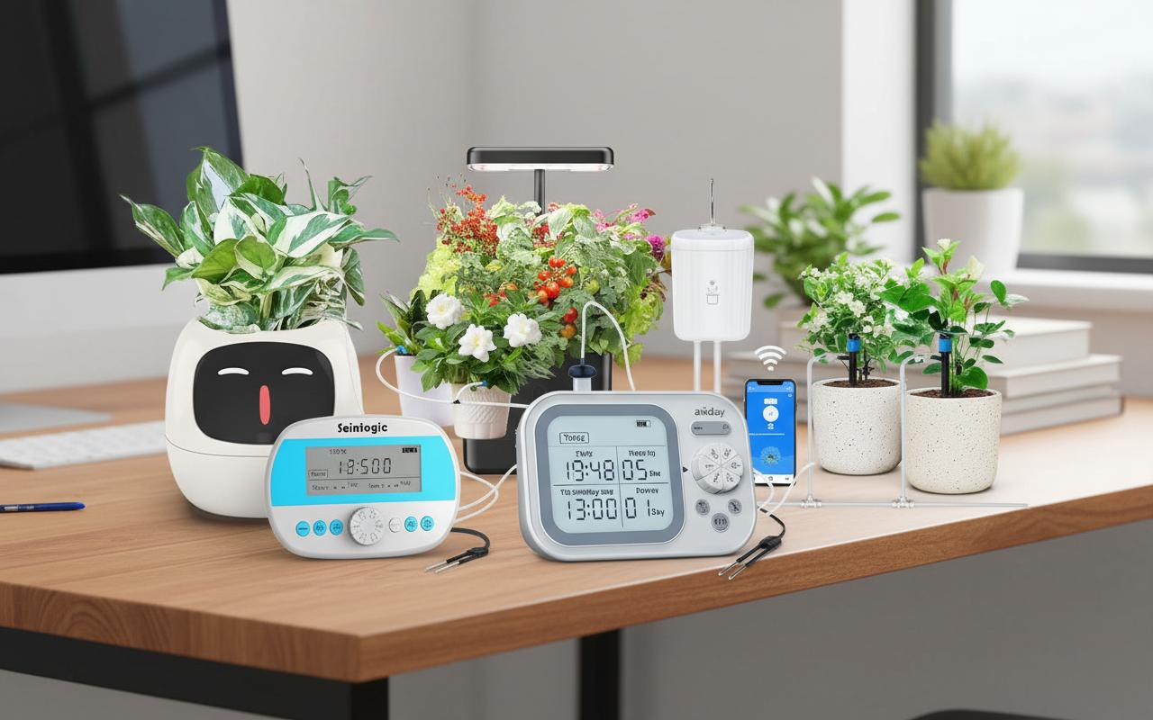 Best Smart Plant Pot - Self-Watering, Interactive Design, Effortless Indoor Gardening