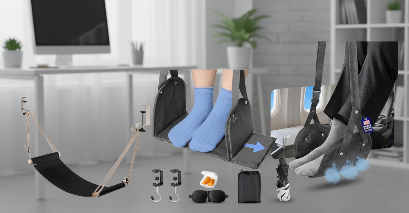 Best Under-desk Foot Hammock - Ergonomic Comfort, Space-saving Design and Organized Workspace