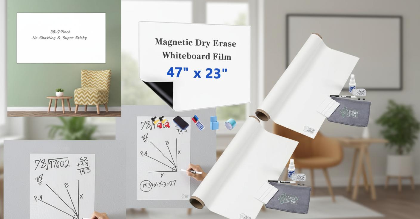Best Whiteboard Wall Decal - Versatile, Easy-to-Apply, Ghost-Free Writing Surface