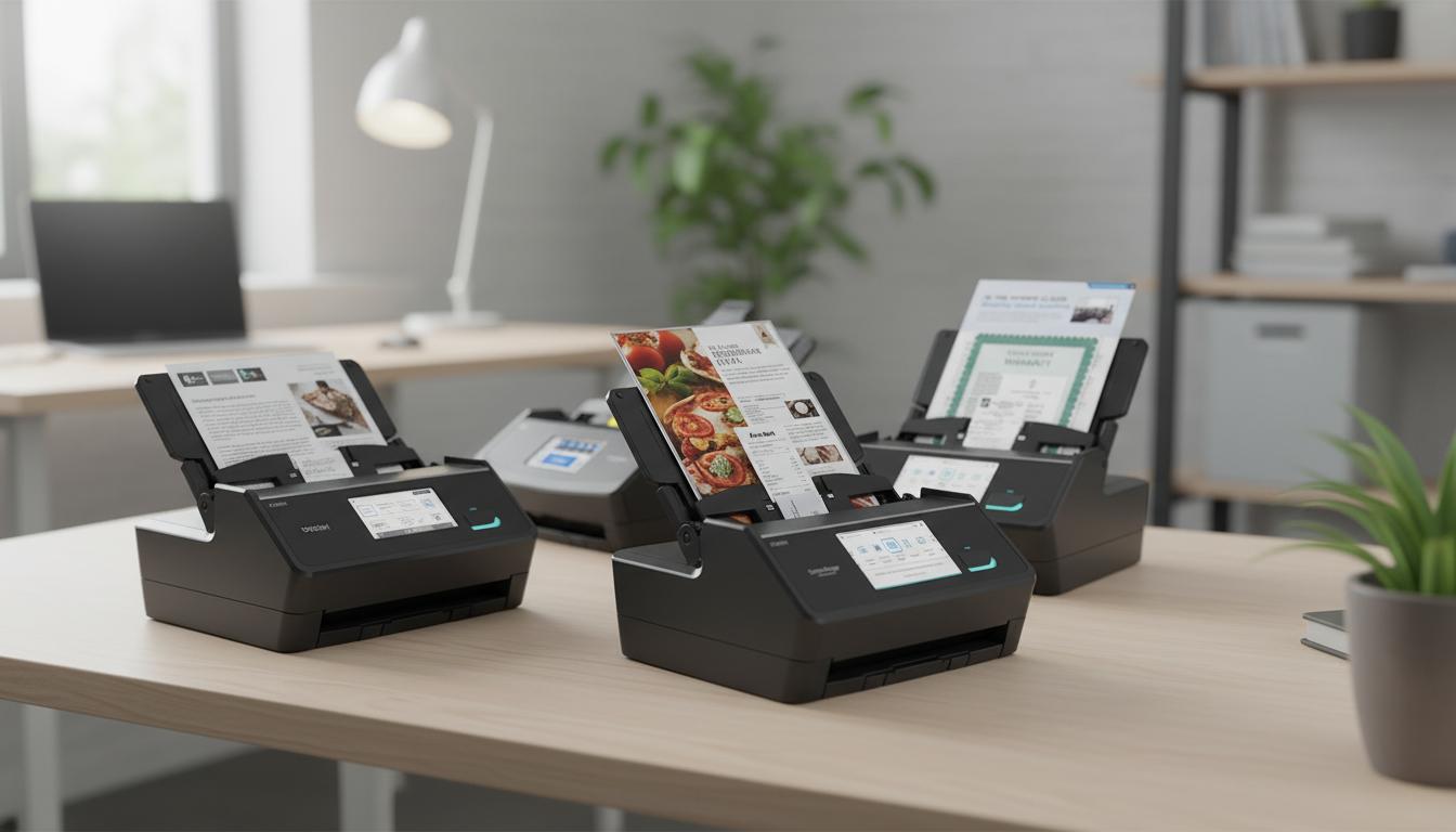 Best WiFi-Enabled Document Scanner - High-Volume Scanning, Wireless Convenience, Easy Touchscreen Control