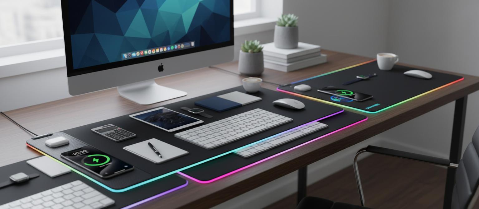 Best Wireless Charging Desk Pad - Fast Charging, Ample Desk Space, Gamer-Friendly Design