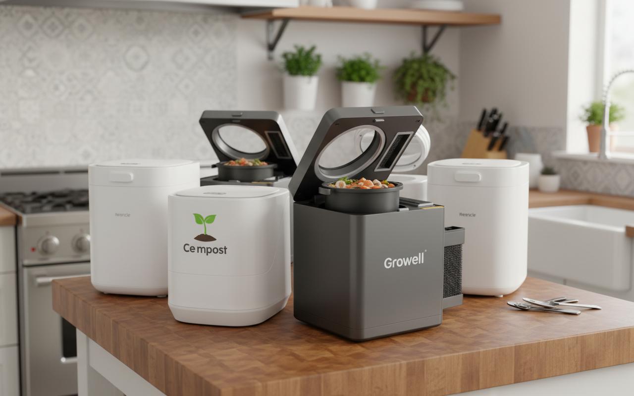 Best Automatic Composting Bin - Quick, Odorless, Eco-Friendly Food Waste Disposal