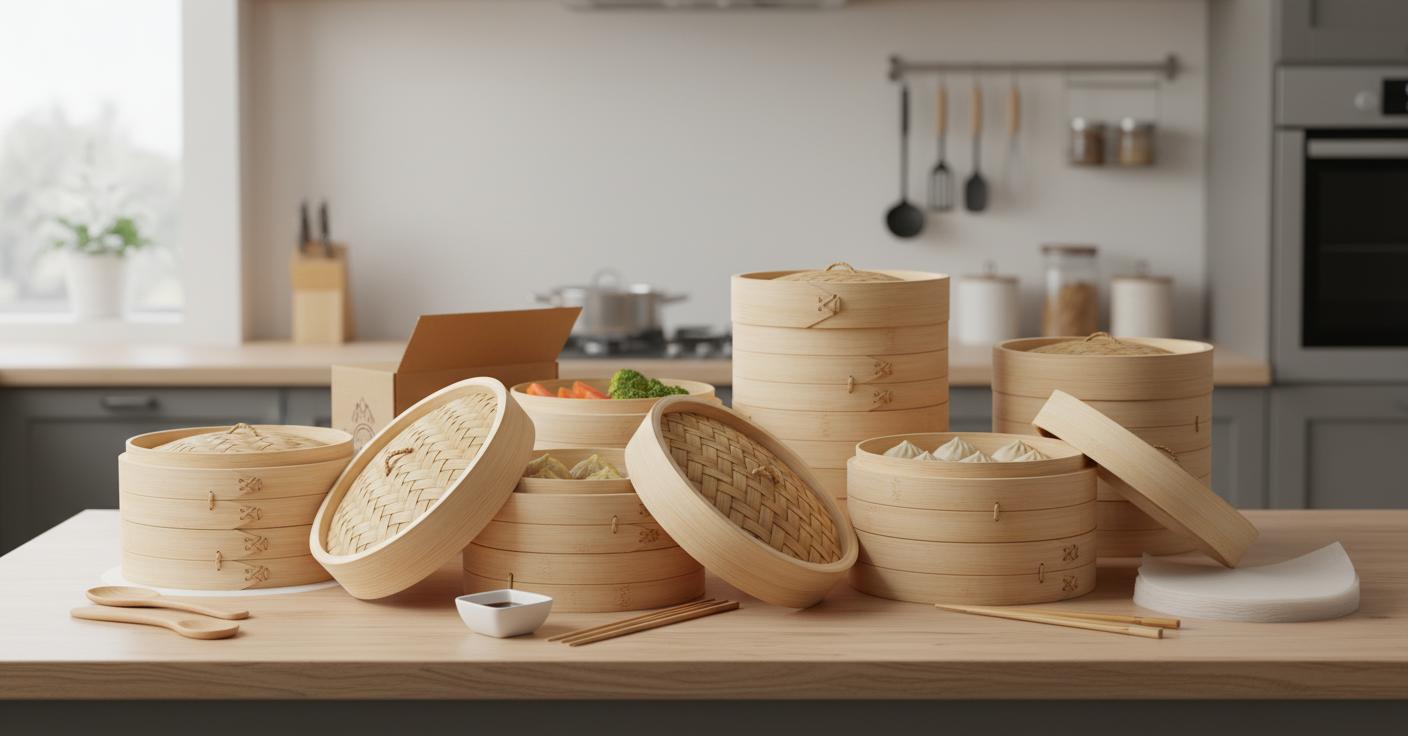 Best Bamboo Steamer Basket - Efficient Steaming, Authentic Flavor, Durable Design