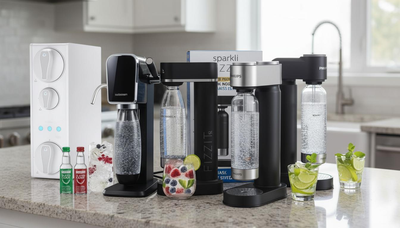 Best Carbonated Water Maker - High-Capacity, Alkaline-Enhanced, UV Purification