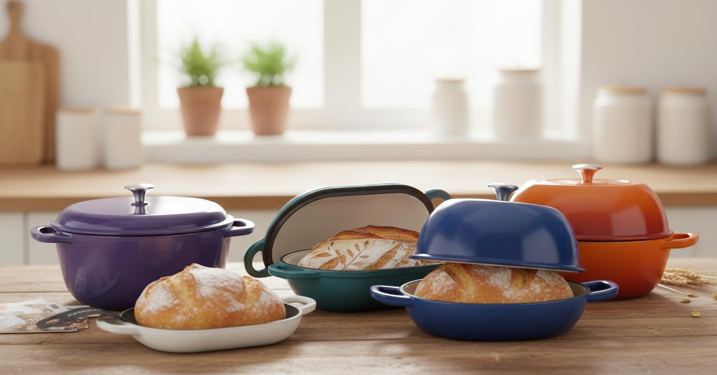 Best Cast Iron Bread Oven - Durable Construction, Versatile Cooking, Easy-to-Clean Enameled Surface
