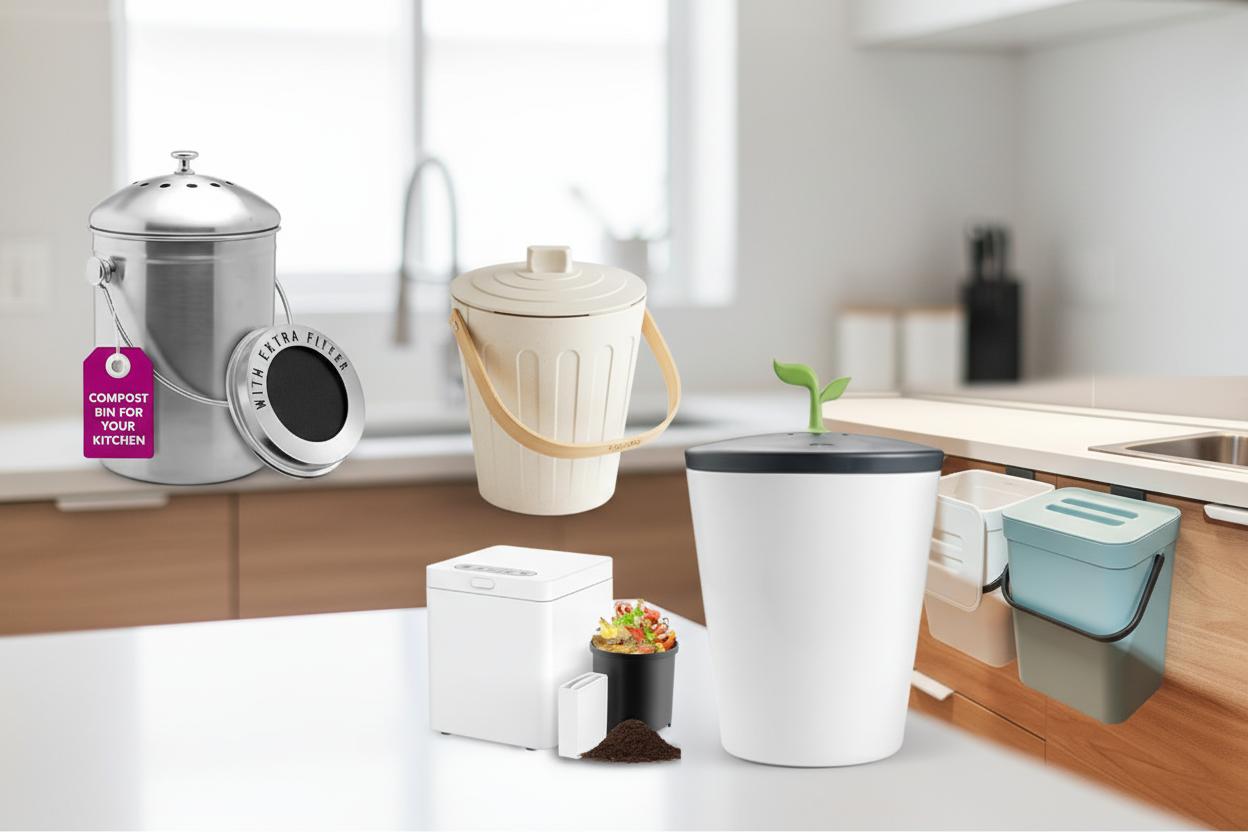 Best Compact Compost Bin - Odorless, Space-Saving, Easy-to-Use Indoor Solution
