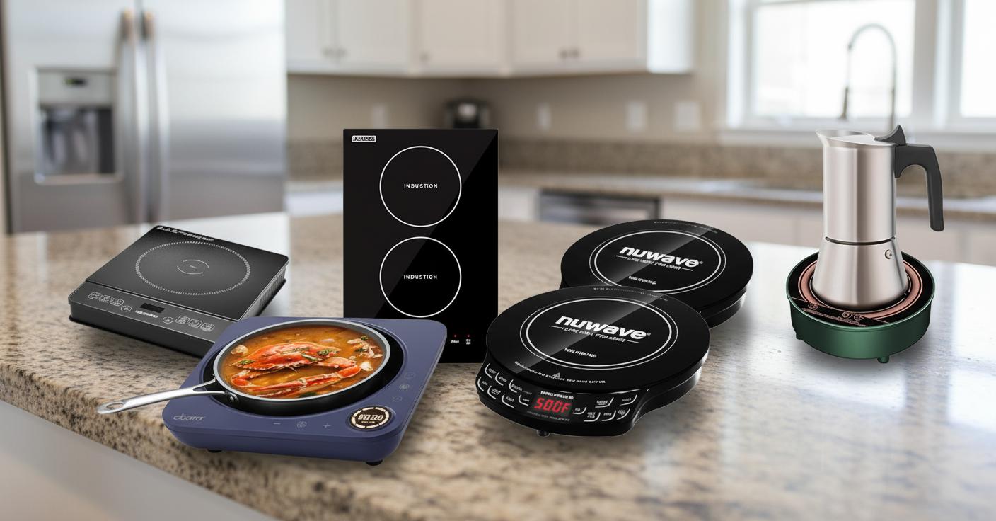 Best Compact Induction Cooktop - Precise Temperature Control, Enhanced Safety Features, Portable Design