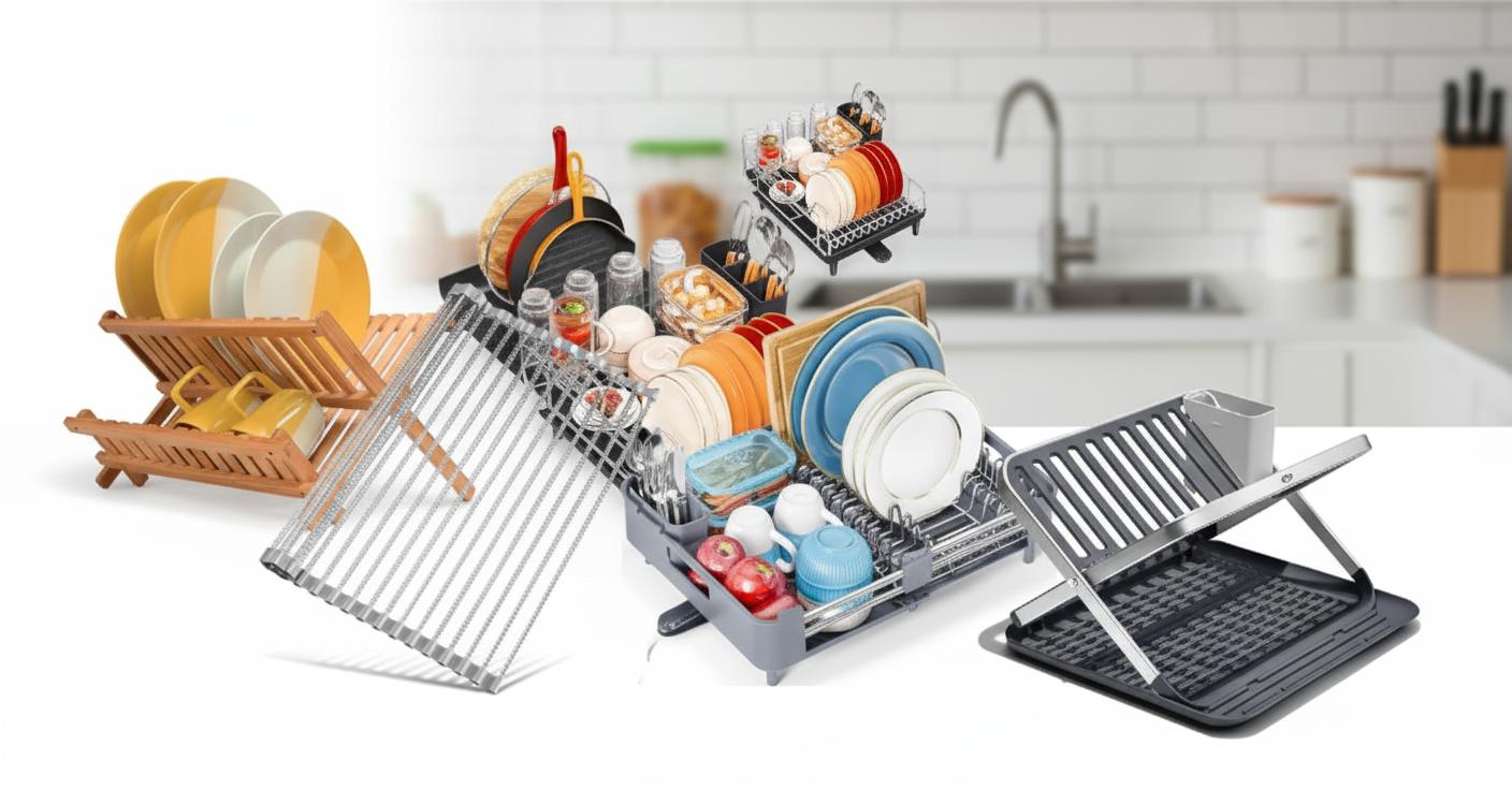Best Foldable Dish Drying Rack - Eco-Friendly, Space-Saving, Durable Design