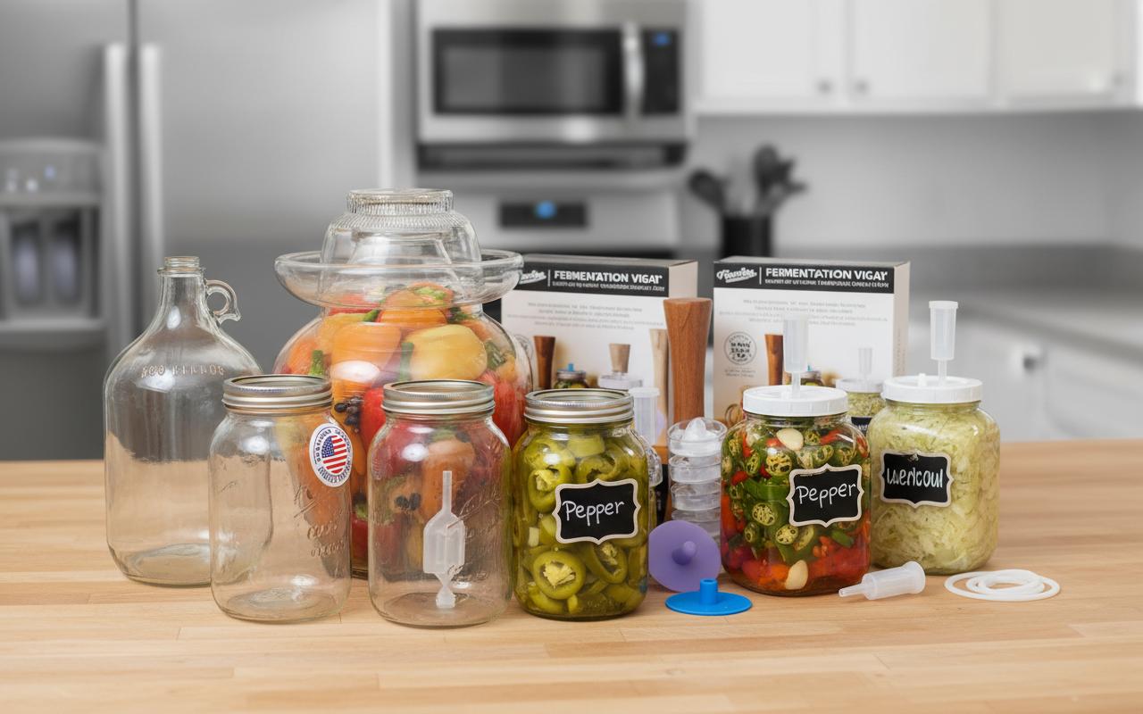 Best Glass Fermenting Crock - Airtight Seal, Durable Design and Easy Cleaning