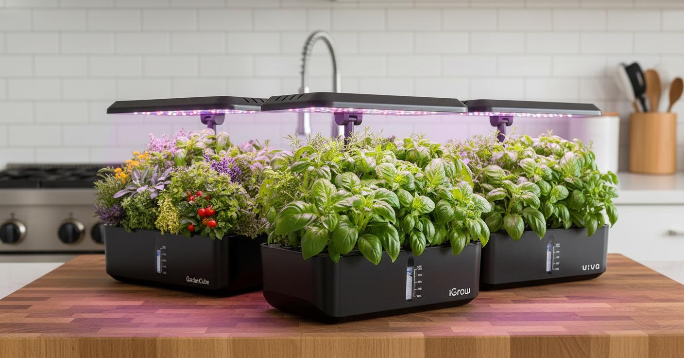 Best Indoor Herb Garden Kit - Easy to Use, Space-Saving, and Perfect for Fresh Herbs Year-Round